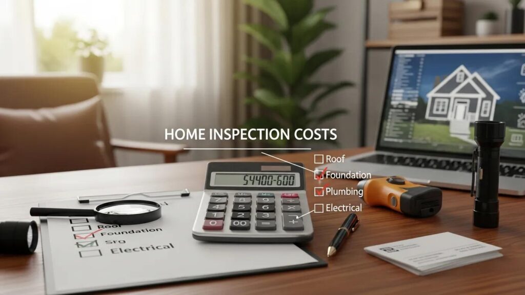 Calculating average costs of residential home inspections in Michigan